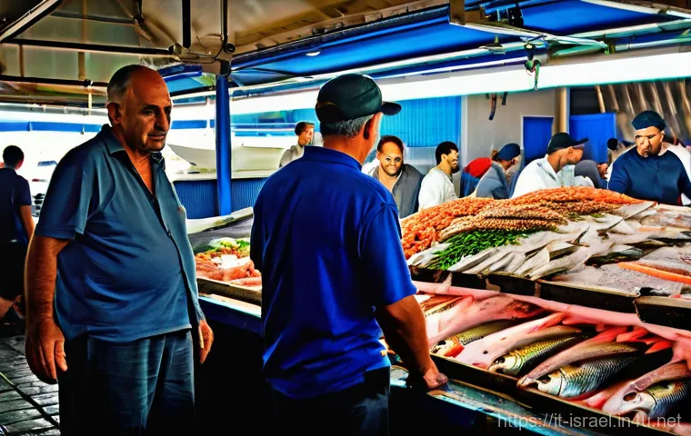 이스라엘에서 추천하는 해산물 레스토랑 - Here are three detailed image generation prompts in English, based on the provided text about Tel Av...