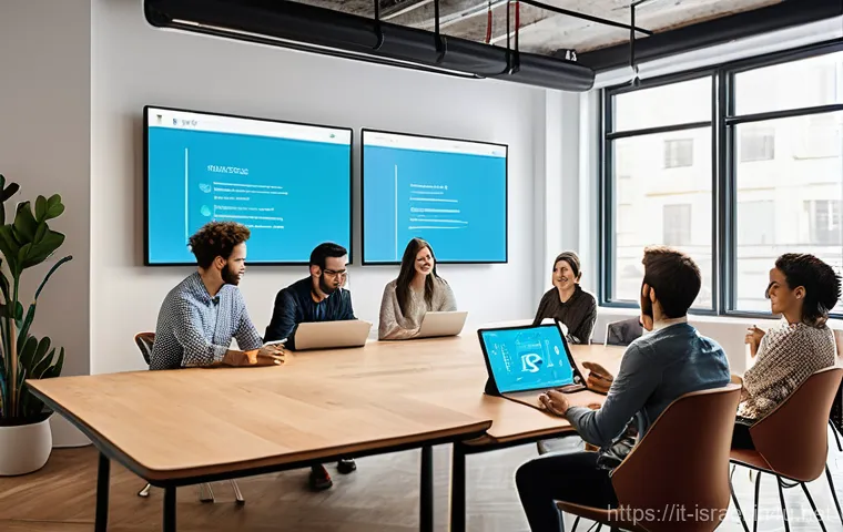 이스라엘에서의 국제 비즈니스 협력 - **Image Prompt 1: Startup Nation Collaboration**
    "A vibrant and modern co-working space in an ur...