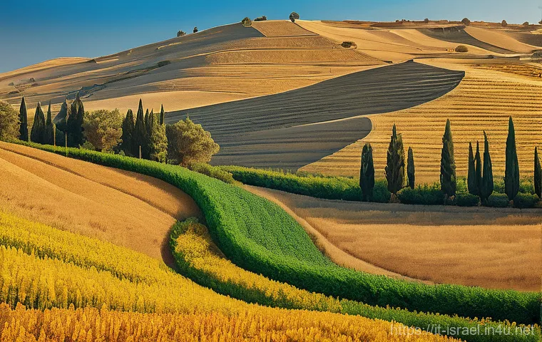 이스라엘의 환경보호 정책 - Here are three detailed image prompts in English, inspired by Israel's sustainability initiatives: