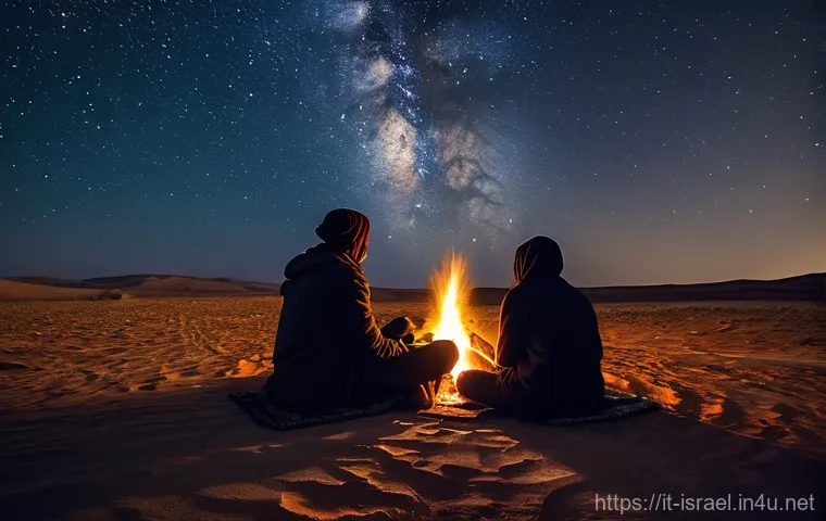 이스라엘의 관광산업과 혁신 사례 - **Prompt:** A young, diverse group of friends in modern casual clothing, standing in the ancient rui...