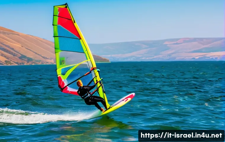 이스라엘의 해양 스포츠와 사막 모험 관련 이미지 1